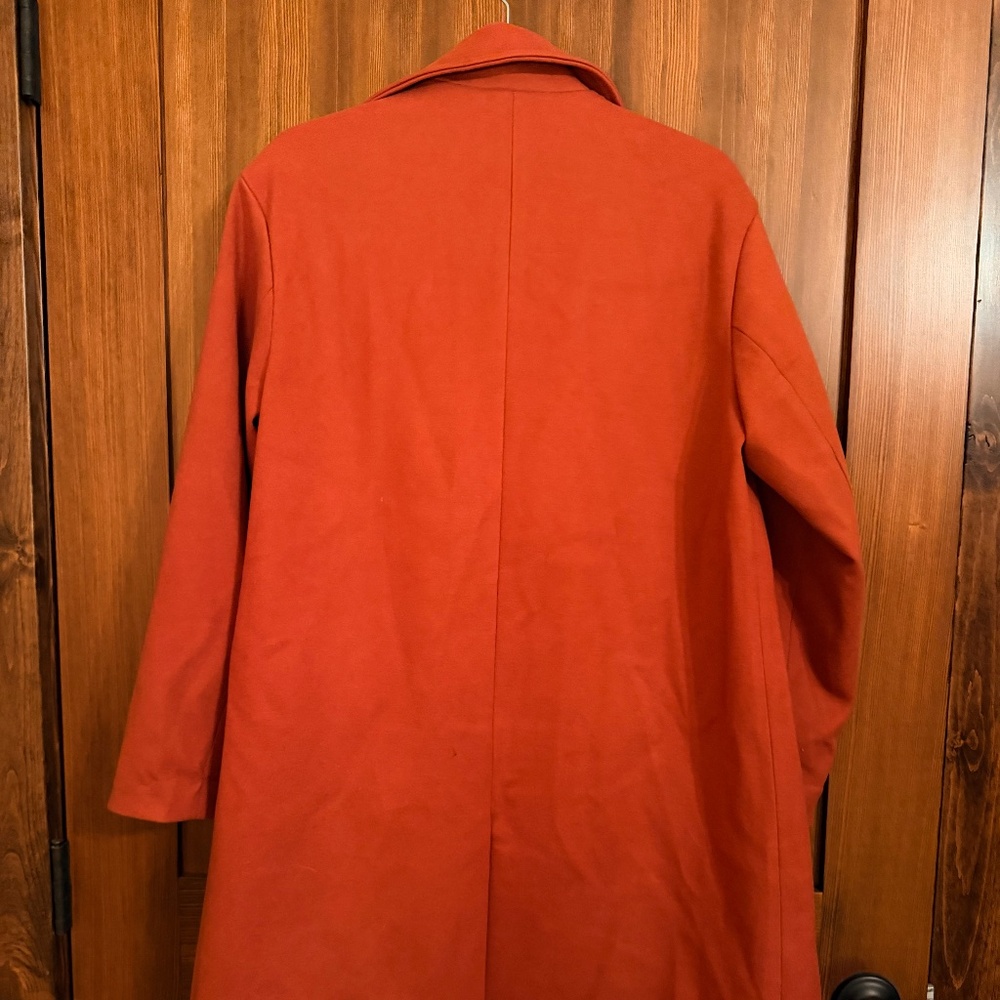Rust trench coat - Picture 2 of 3